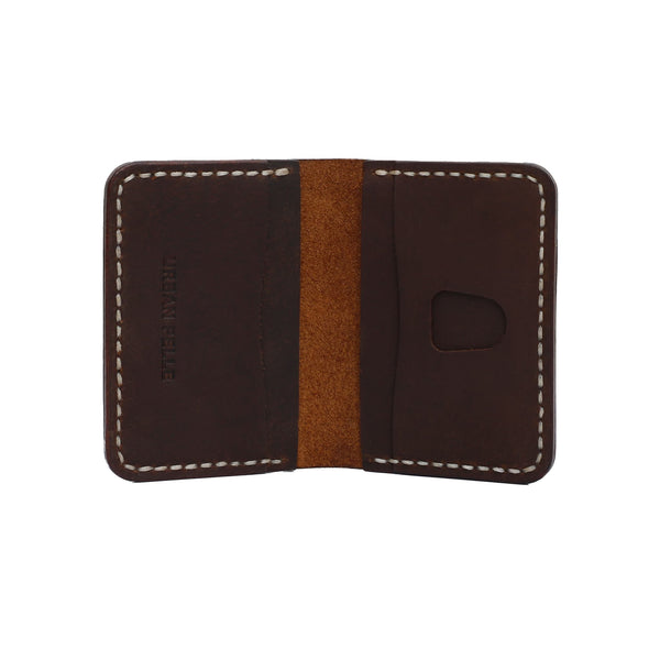 Bifold Handmade Chocolate-Brown Cardholder