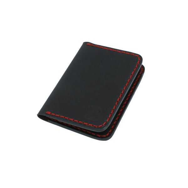 Bifold Handmade Black Card Holder