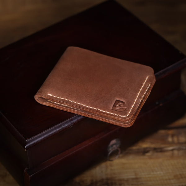 Vintage Handmade Brown Wallet