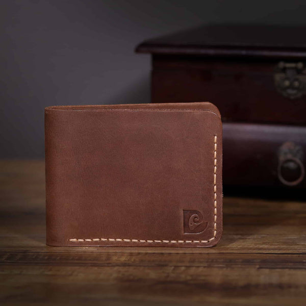 Vintage Handmade Brown Wallet